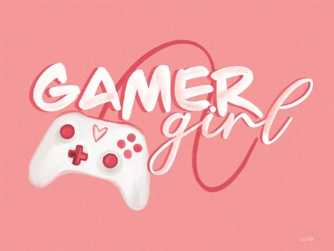 Framed Gamer Girl Print
