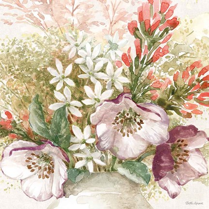 Framed Cottage Charm IV Print