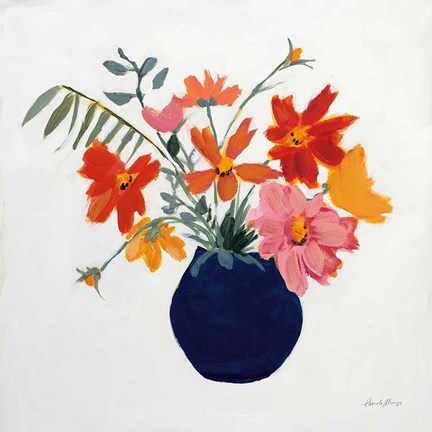 Framed Simplicity Bouquet II Print