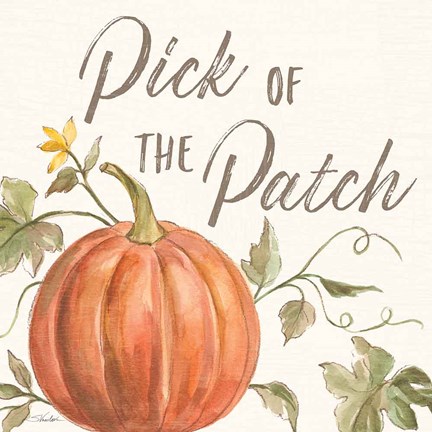 Framed Happy Harvest VIII Print