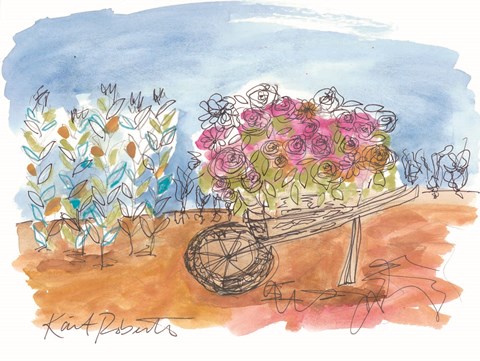 Framed Grandad&#39;s Garden Print