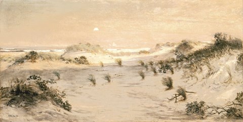 Framed Beach Dunes Print