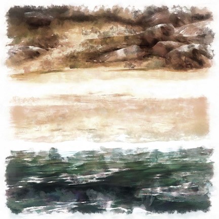 Framed Beachside I Print