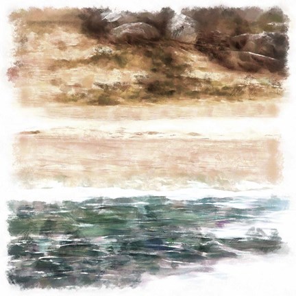 Framed Beachside II Print