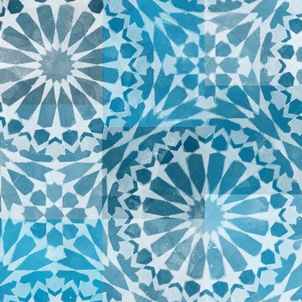 Framed Blue My Mind II Print