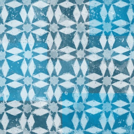 Framed Blue My Mind IV Print