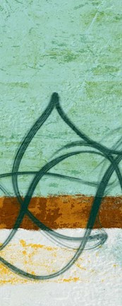 Framed Flowing Along II Print