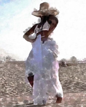 Framed Her Dance II Print