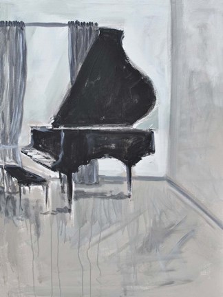 Framed Piano Blues II Print