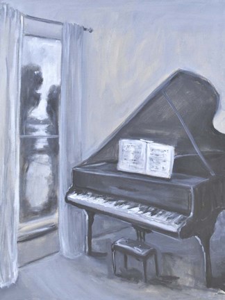 Framed Piano Blues IV Print
