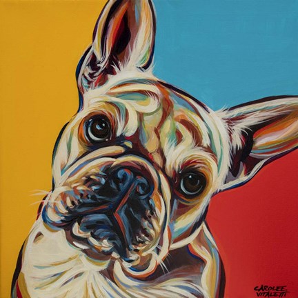 Framed Chroma Dogs III Print