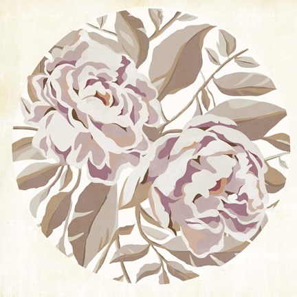 Framed Eye of Peony II Print