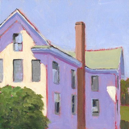 Framed Bucolic Structure IV Print