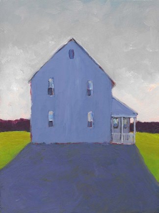 Framed Bucolic Structure IX Print