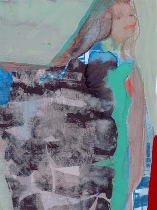 Framed Walking Woman IV Print