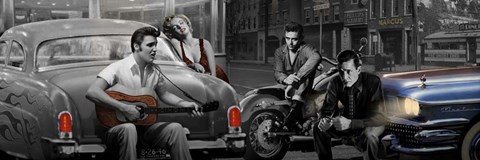 Framed Legendary Crossroads Print