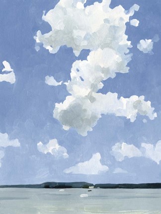 Framed July Lakeside II Print