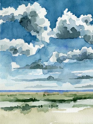 Framed Western Skies II Print