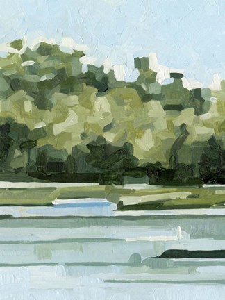 Framed River Day III Print