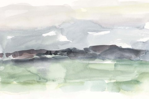 Framed Mauve Horizon II Print