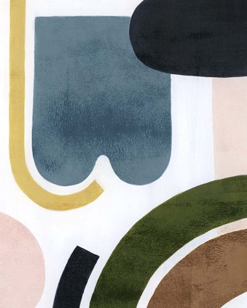 Framed Shifting Shapes I Print