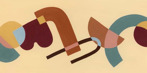 Framed Sunset Tumble III Print