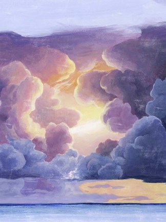 Framed Magnificent Sky II Print