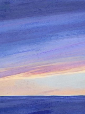 Framed Sunbeam Twilight I Print