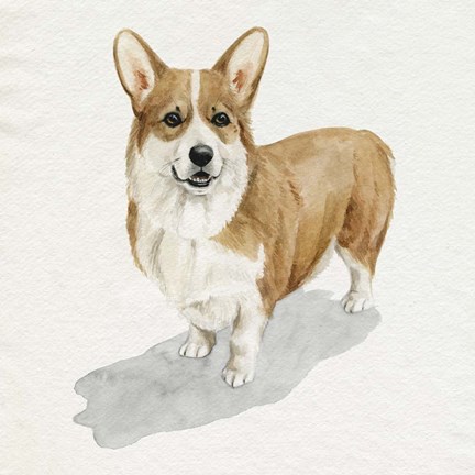 Framed Pup for the Queen II Print