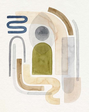 Framed Coiled II Print