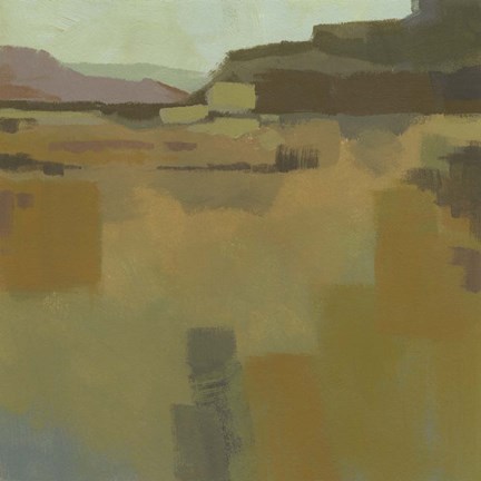 Framed Mountain Meadow I Print