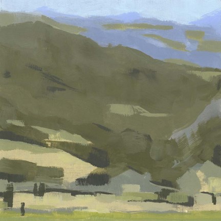 Framed Blue Ridge Foothills I Print