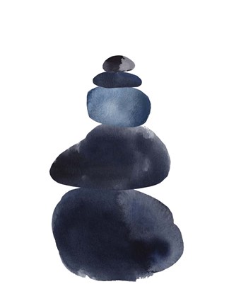 Framed Camp Cairn IV Print