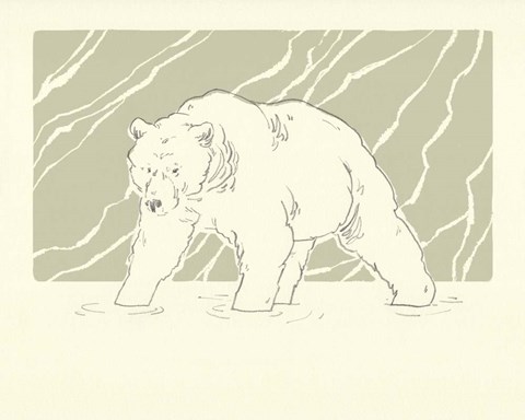 Framed River Walk II Print