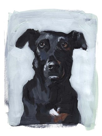 Framed Bestie Portrait I Print