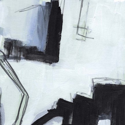 Framed Fractal Sky I Print