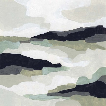 Framed Mint Mesa I Print