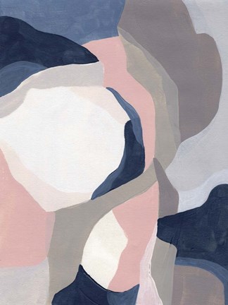 Framed Intertwined Tones II Print