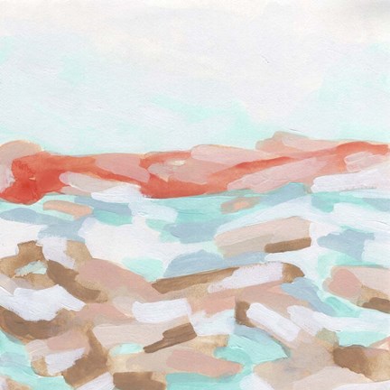 Framed Coral Coast II Print