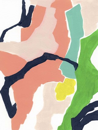 Framed Color Current I Print