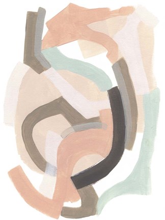 Framed Pastel Signal II Print