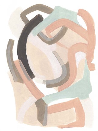 Framed Pastel Signal III Print