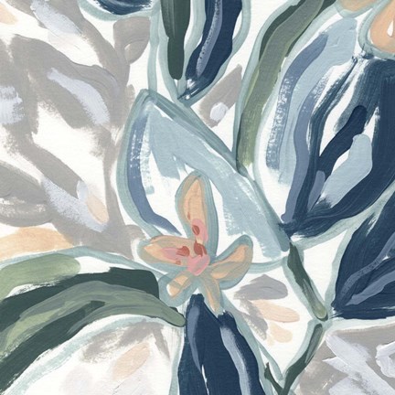 Framed Expressive Garden III Print