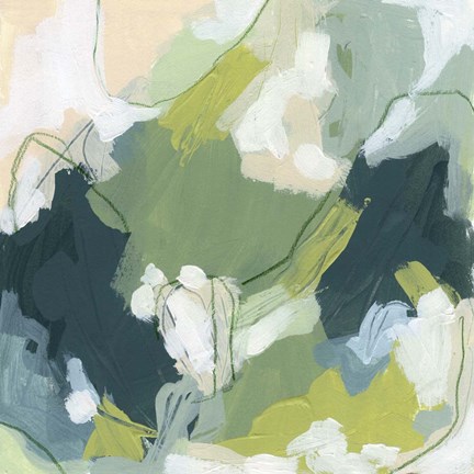 Framed Emerald Storm IV Print