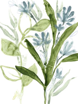 Framed Meadow Blues III Print