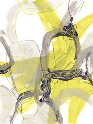 Framed Cement Citron II Print