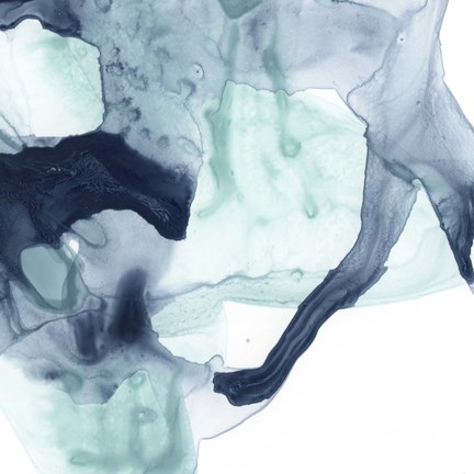 Framed Blue Cavern III Print