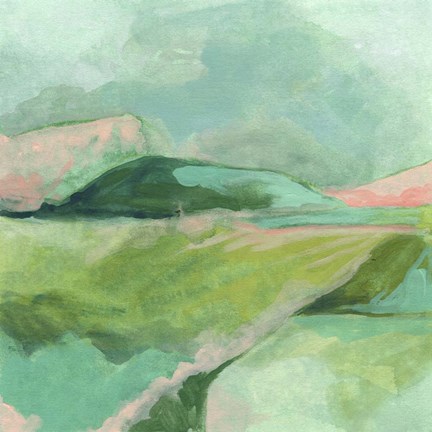 Framed Mint Valley I Print