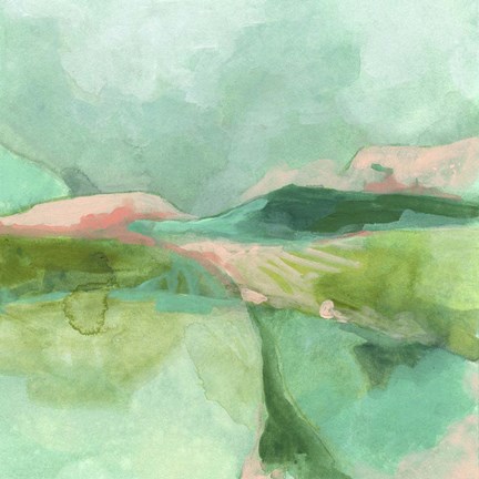 Framed Mint Valley II Print