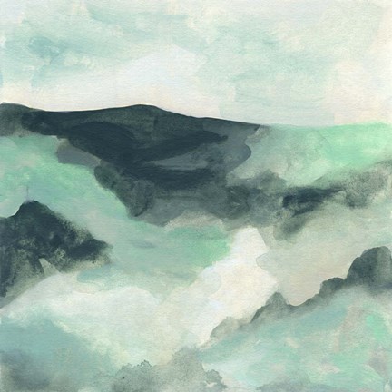 Framed Cloud Valley I Print